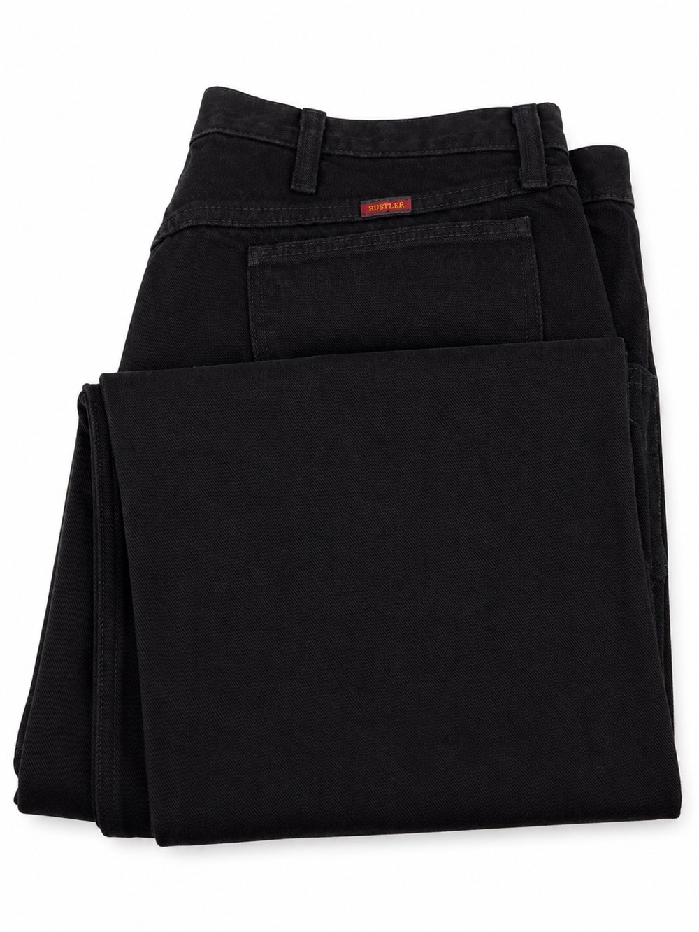 Rustler Black Men's Straight-Fit Chinos 38 x 34